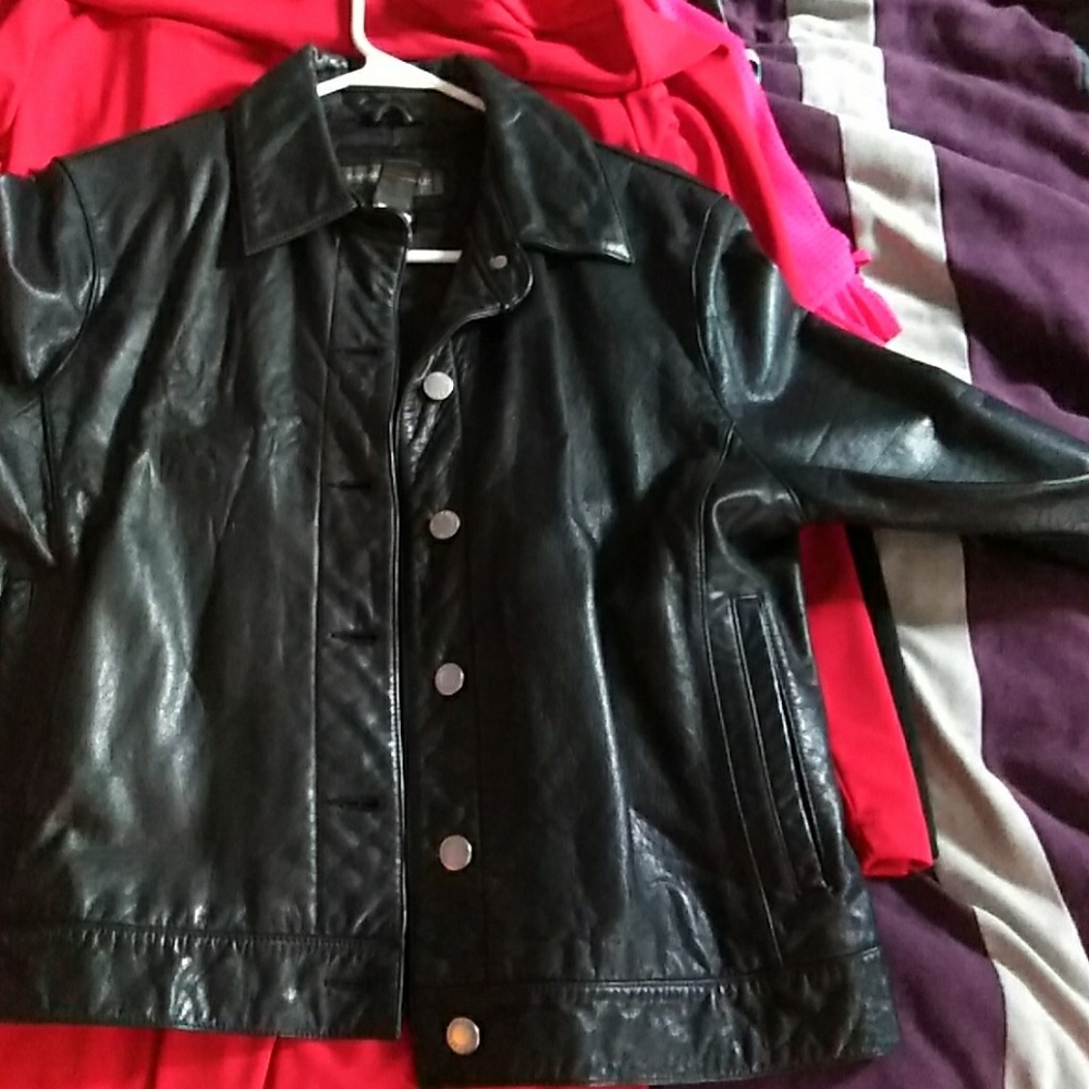 Leather jacket